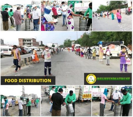 Relief India Trust-food distribution