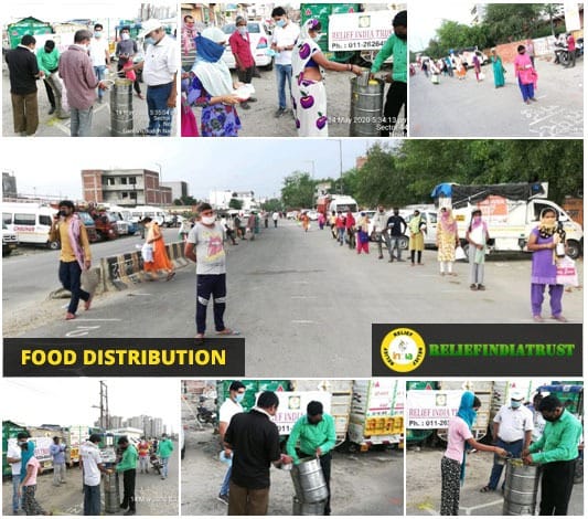 Relief India Trust-food distribution